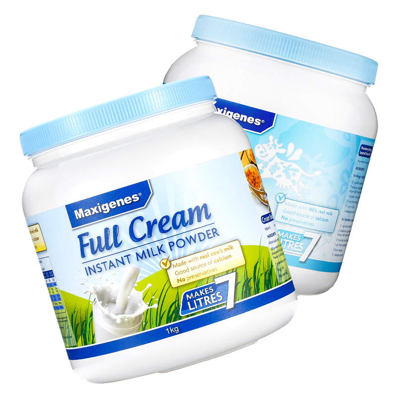 ChemistWarehouse海外旗舰店Maxigenes美可卓蓝胖子牛奶粉1kg成人青少年老年学生全脂高钙0