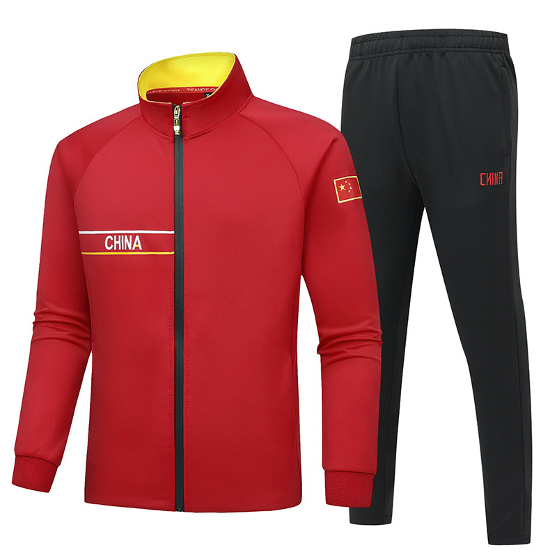 中国集训服男女款比赛体育竞技运动服套装拳击训练服统一logo定制