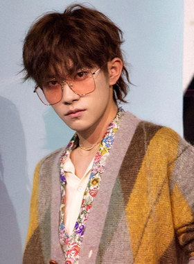 大方框墨镜大脸显瘦粉色太阳眼镜