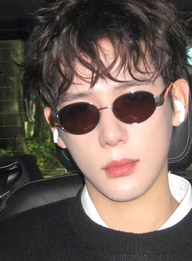 王安宇同款墨镜男痞帅复古老钱风