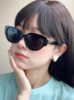 复古椭圆墨镜女高级感欧美辣妹