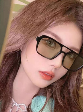 陈立农秦霄贤同款眼镜韩国复古男