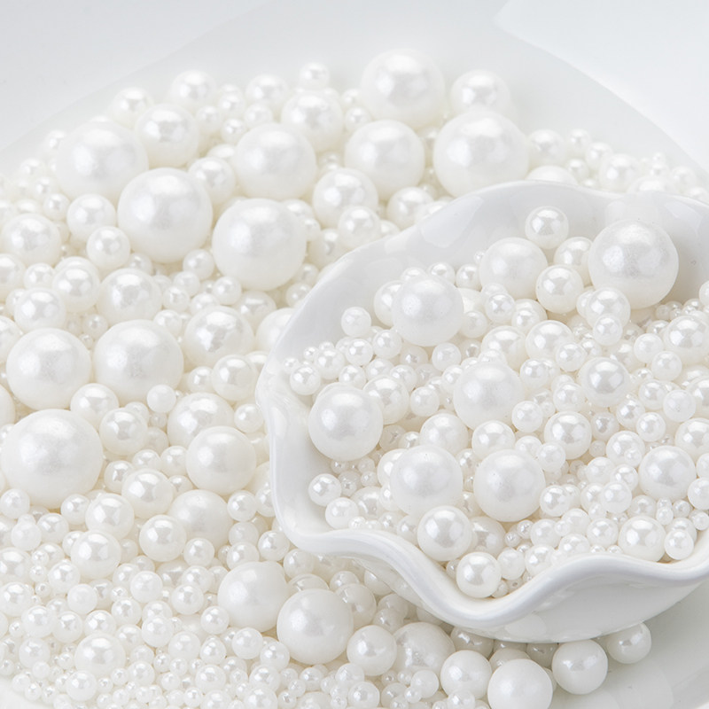 斯迈特蛋糕装饰烘焙西点冰淇淋甜甜圈甜品装饰白色珍珠糖500g袋装,淘宝优惠券,粉丝福利购,淘宝优惠卷