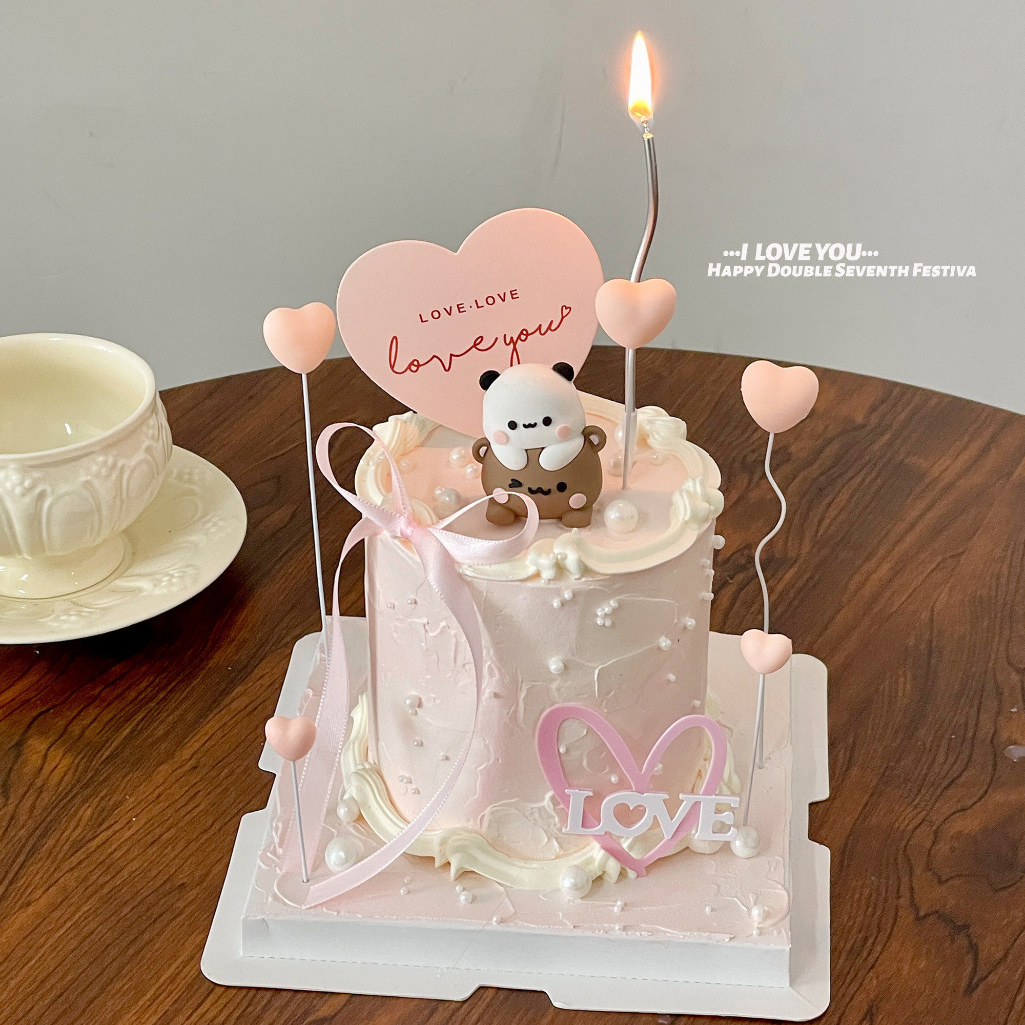 214情人节蛋糕装饰情侣一二布布叠叠乐摆件爱心告白love插牌插件,淘宝优惠券,粉丝福利购,淘宝优惠卷