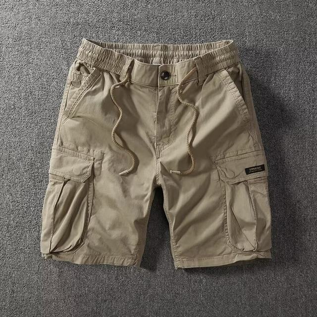 Japanese fashion brand dirty and wear-resistant pure cotton tool shorts for men