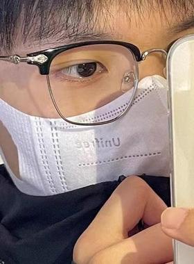 近视眼镜男可配有度数自动感光车内变色潮流防蓝光开车驾驶眼镜