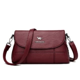 Кенгуру, универсальная вместительная и большая сумка через плечо, из натуральной кожи