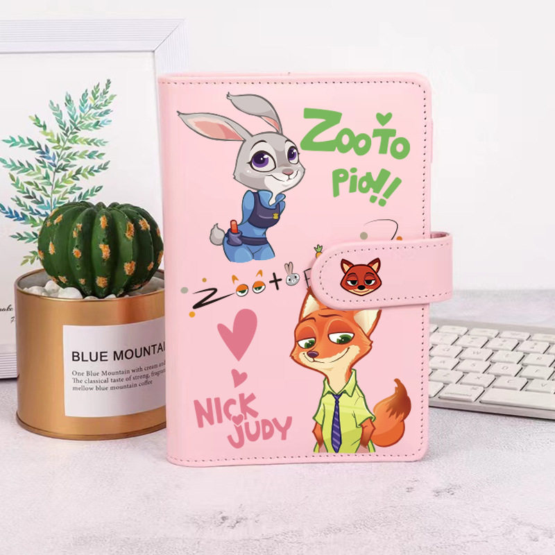 疯狂动物城二联名笔记本朱迪日记本兔子警官手账本尼克狐周边本子,淘宝优惠券,粉丝福利购,淘宝优惠卷