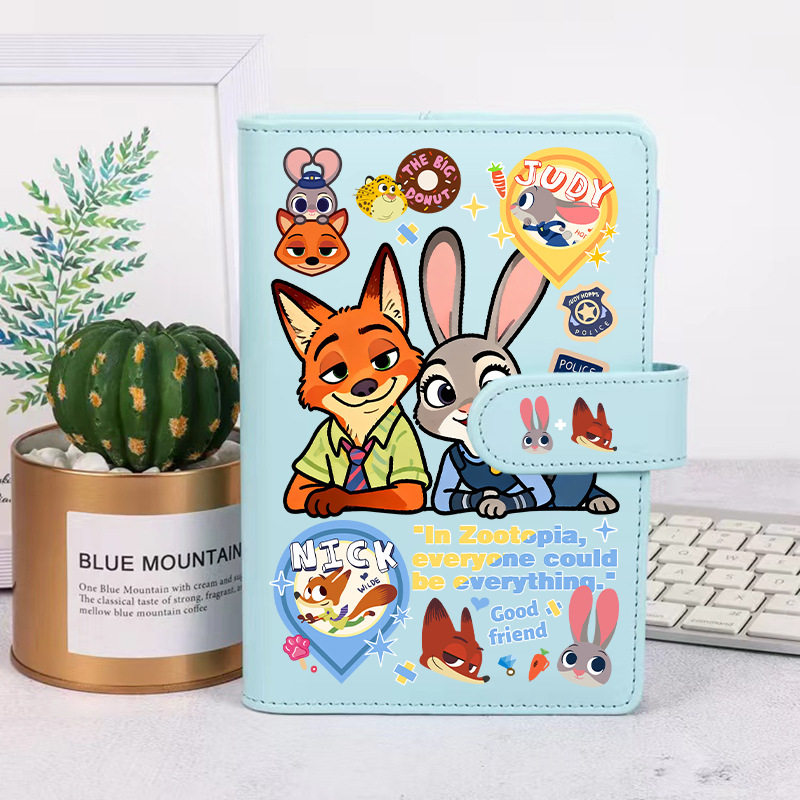 疯狂动物城二联名笔记本朱迪日记本兔子警官手账本尼克狐周边本子,淘宝优惠券,粉丝福利购,淘宝优惠卷