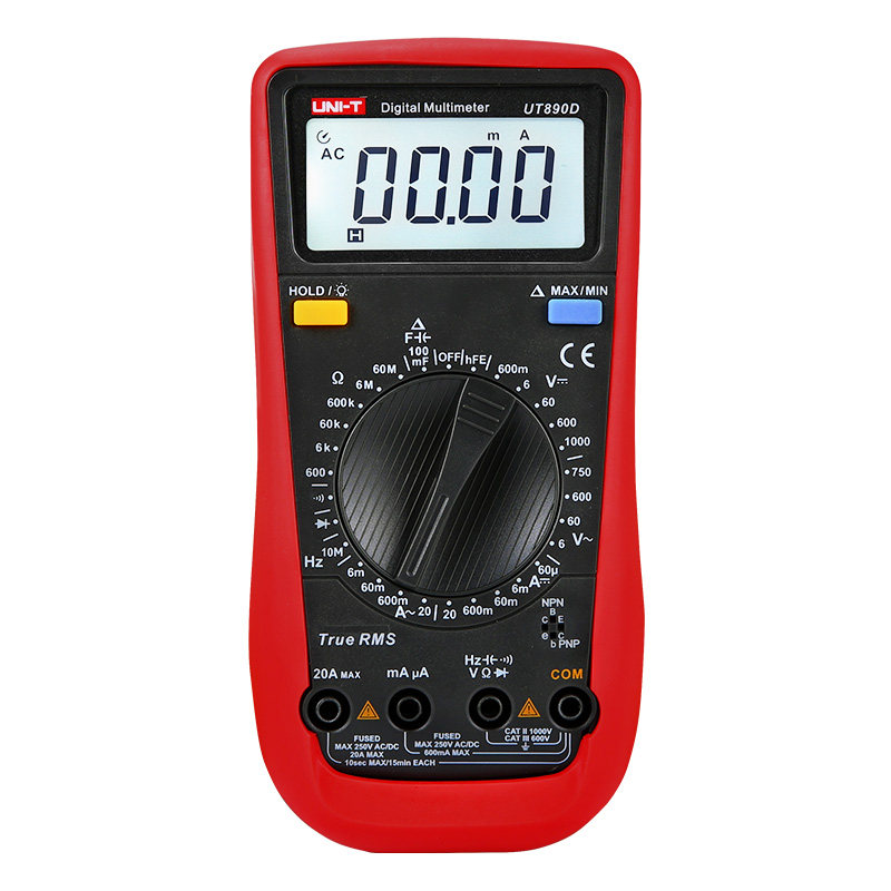 优利德ut890d数字万用表电容电流表 unit优利德万用表