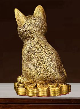 全铜招财猫摆件工艺品送礼中式