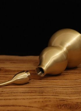 全铜装饰中式客厅玄关铜葫芦