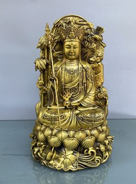 全铜释迦牟尼佛像观音菩萨地藏王