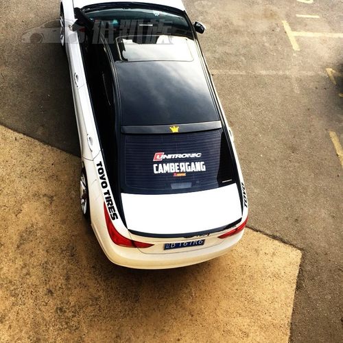 UNITRONIC程序ECU改装汽车贴纸VW尚酷R20高尔夫GTI速腾个性车贴 - 图1