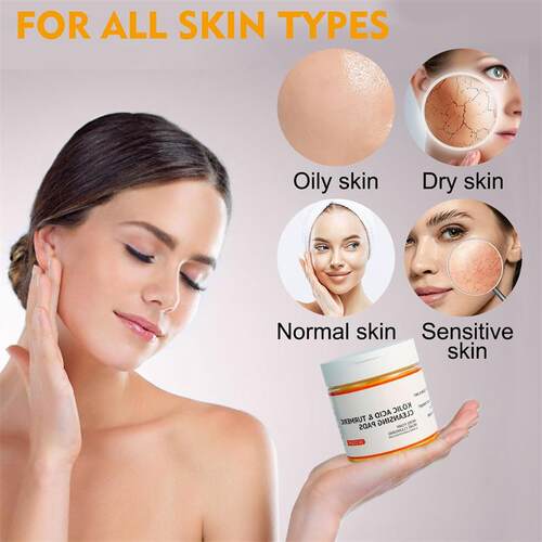Turmeric Kojic Acid Cleansing Pads 姜黄曲酸清洁垫 保湿滋润 - 图1