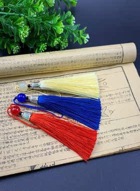 diy厘米古风流苏挂饰十字绣彩珠