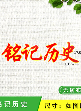 装饰墙贴清明红色元素