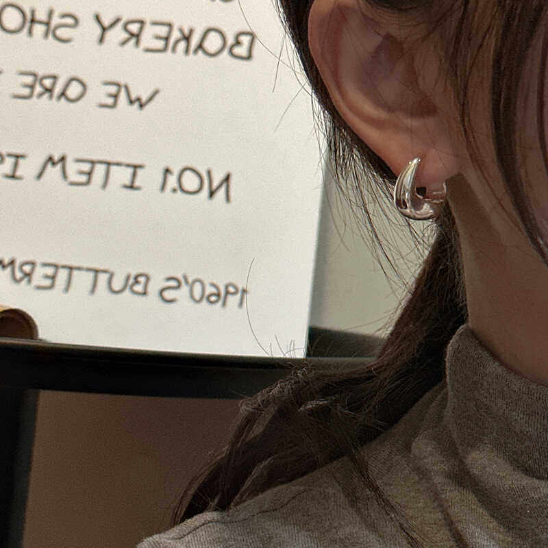 小红书爆款耳扣韩国耳环女纯银耳钉耳扣2024年新款潮轻奢气质耳饰,淘宝优惠券,粉丝福利购,淘宝优惠卷