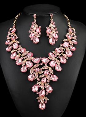 时尚摄影礼服舞台配饰品锁骨链