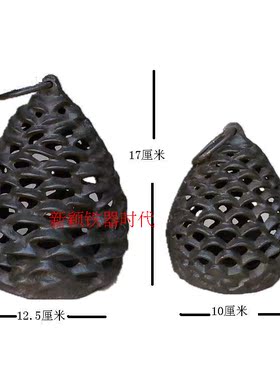 杂货 创意 复古BAO ZAKKA  铸铁松果烛台 家居咖啡软装摆件礼品