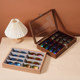Wooden glasses box large capacity sunglasses storage