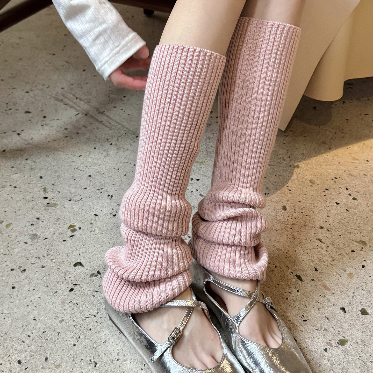 藏蓝色羊毛袜套女秋冬纯色保暖韩系羊绒腿套普拉提瑜伽袜套堆堆袜,淘宝优惠券,粉丝福利购,淘宝优惠卷