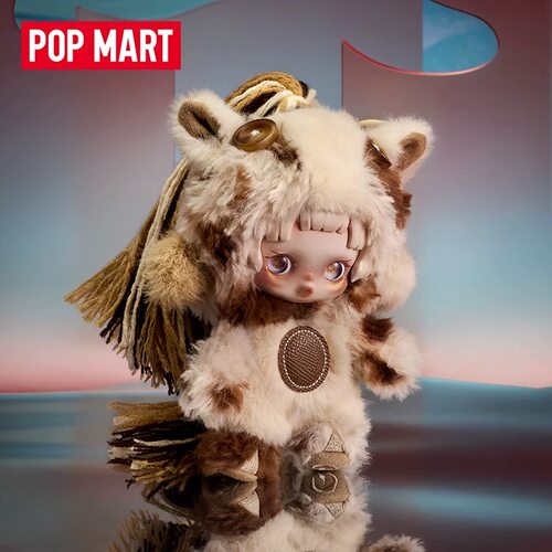 POPMART泡泡玛特labubu马力全开新春毛绒盲盒挂件马年限定星星人 - 图1