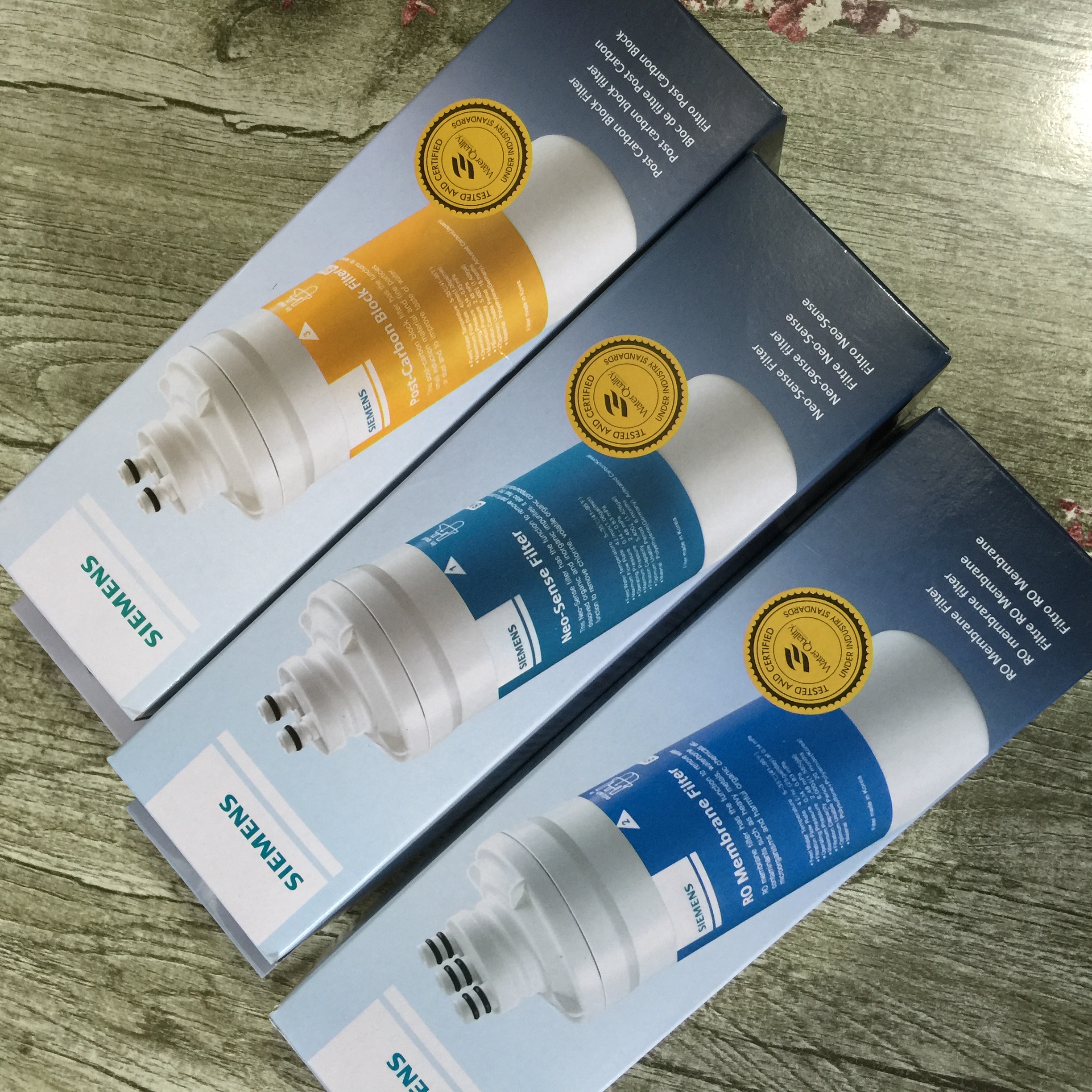 原装适用西门子博士嵌入式饮水机直饮机净水过滤器滤芯三道过滤器 - 图2