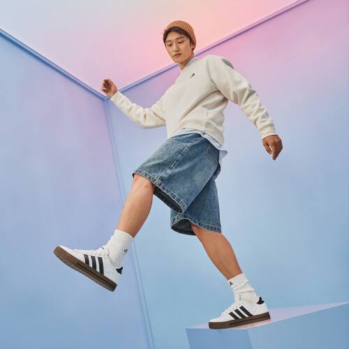 Adidas阿迪达斯DAILY4.0白黑男女低帮板鞋复古运动休闲百搭JR0077 - 图1
