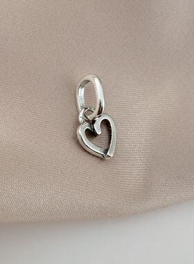 潘家多拉白铜镀银复古配饰新中式蝴蝶项链手链吊坠饰品配件