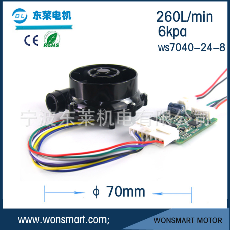 WS7040-24-V200N   24V直流无刷鼓风机专用驱动器马达控制器