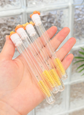 橙色系列睫毛刷螺旋眉刷美睫工具