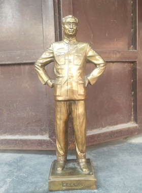 周恩来周总理铜像摆件书房办公室