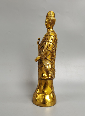 女娲娘娘铜像摆件大地之母神像