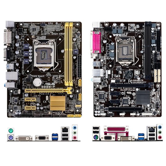 技嘉华硕B85台式机电脑主板CPU内存i3 i5 i7四核办公游戏套装升级