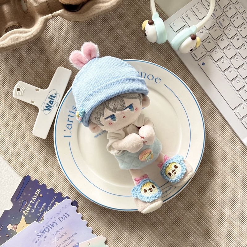 捶捶体15cm古灵精怪娃衣站姿棉花娃娃正常体海星体公仔换装套装服 - 图2