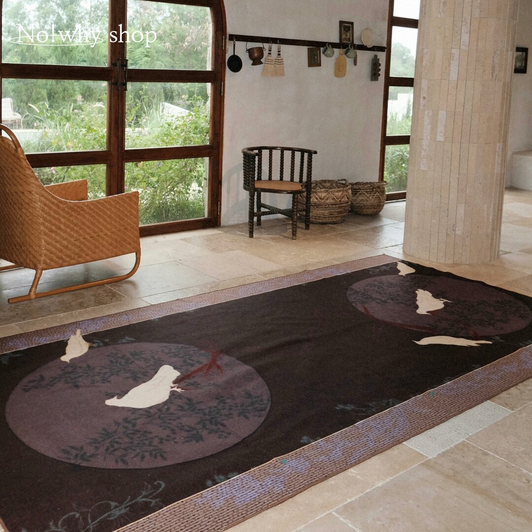 Waidian neoclassical foldable storage carpet floor mat