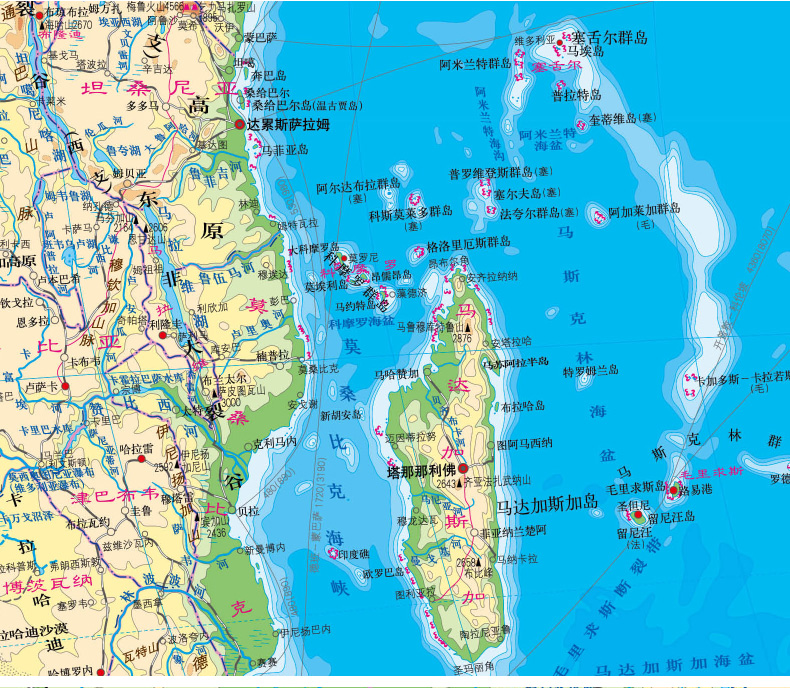 2022全新世界地形图挂图世界地图挂图卷轴精品 2米x1.5米精装覆膜挂绳地图挂图现货发货快-图2