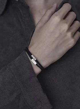 调节饰品手链编织双绳潮流ins