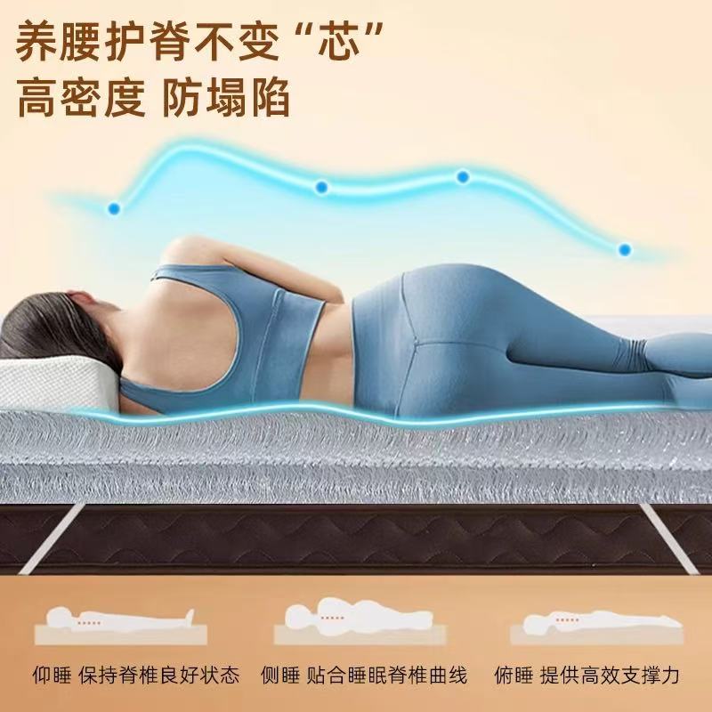 棕垫天然椰棕床垫儿童硬棕榈家用1.5米可折叠经济型1.8米护腰护脊 - 图3