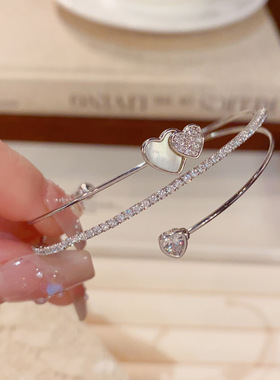 轻奢简约高级感超闪开口手环