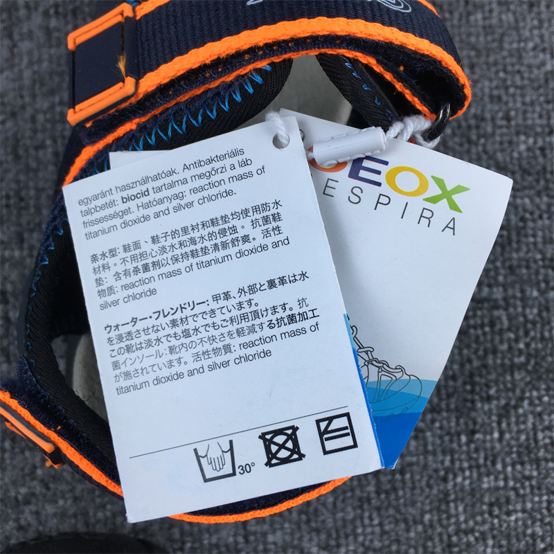 GEOX健乐士男童露趾凉鞋猪皮垫防臭运动沙滩鞋会呼吸的鞋亲子鞋,淘宝优惠券,粉丝福利购,淘宝优惠卷