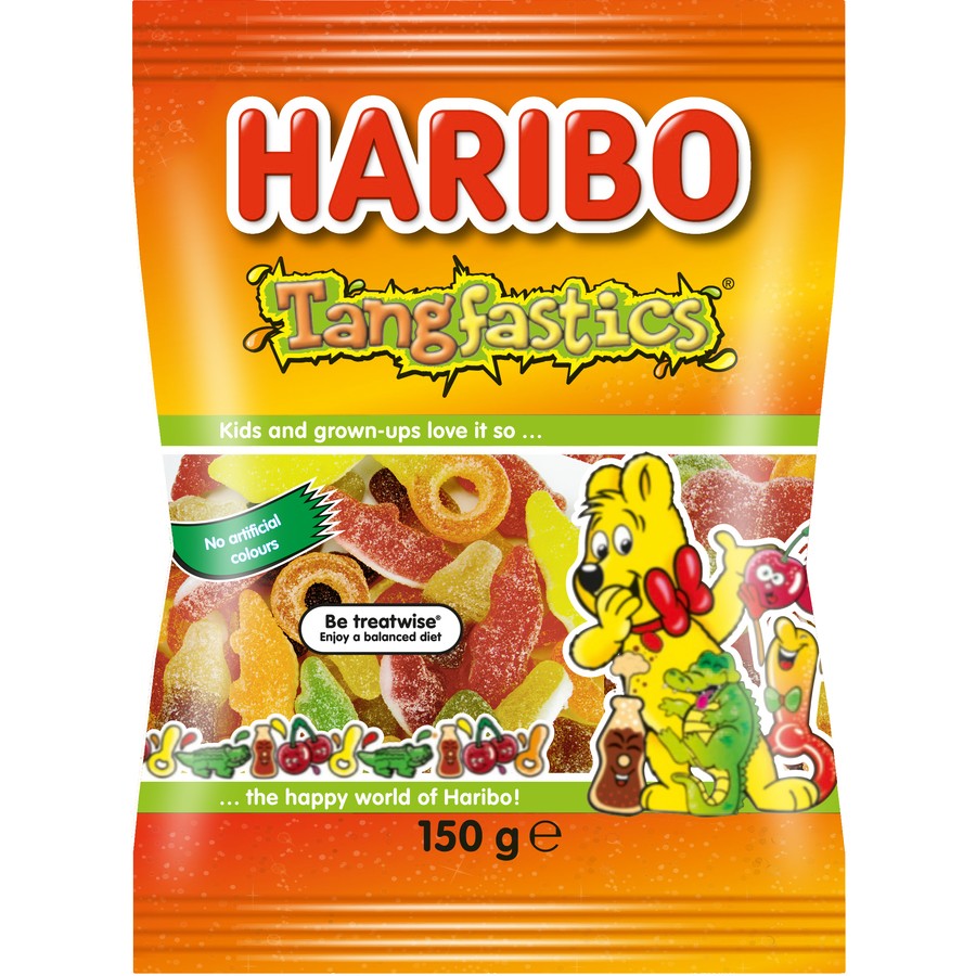 澳洲haribo哈瑞宝糖酸甜面tangfastics芒果软糖混合袋装糖果零食-图3