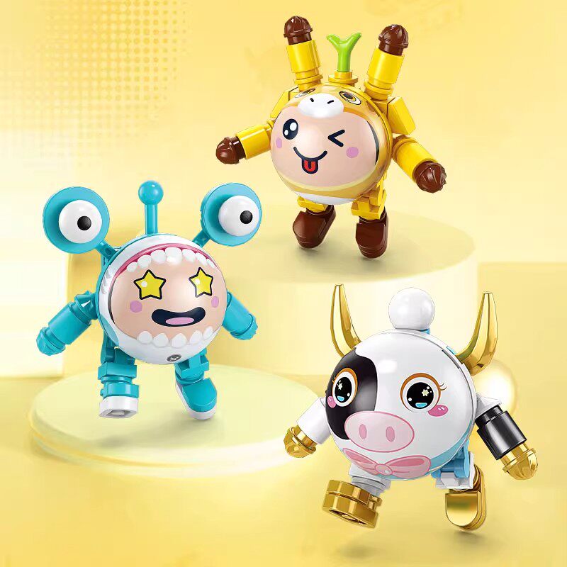 蛋仔派对盲盒蛋仔派对盲盒儿童拼装积木玩具男女孩小颗粒益智拼图模型生日礼物