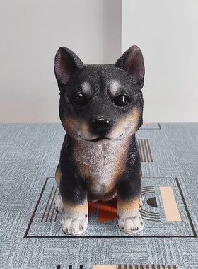 治愈性小狗摆件保平安桌面装饰品