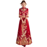 Традиционный свадебный наряд Сюхэ, свадебное платье, вечернее платье, коллекция 2021, большой размер, дракон и феникс