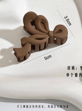 5cm中小号半扎不规则设计感飘带抓夹女士夏季刘海碎发夹侧边顶夹