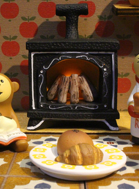 Zakka猫咪白熊电视机录音机壁炉