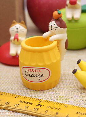 日式猫咪Zakka水果香蕉船名片