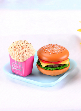 diy汉堡蛋糕微景观过家家钥匙扣